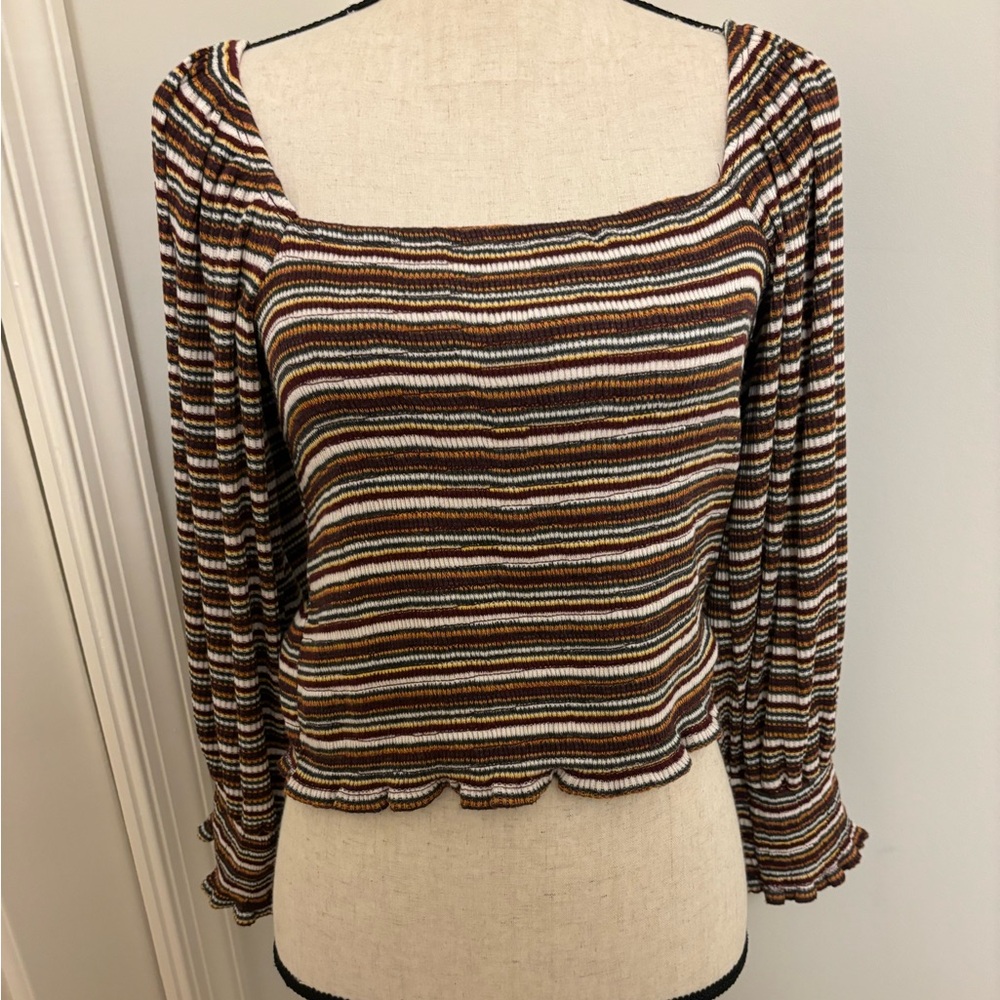 Anthropology Top Multi-color